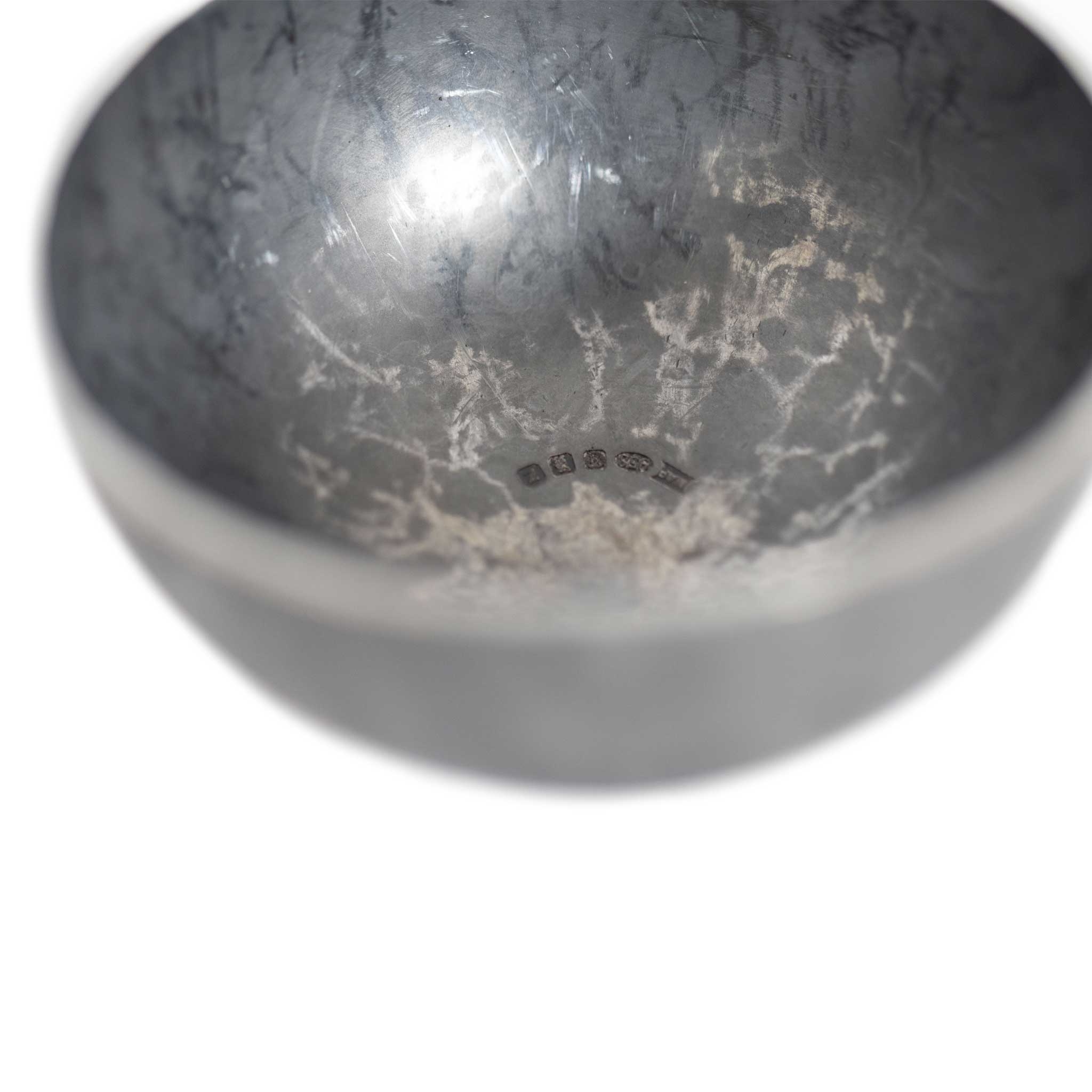 Oxidised Britannia Silver Eighth Whisper Bowl